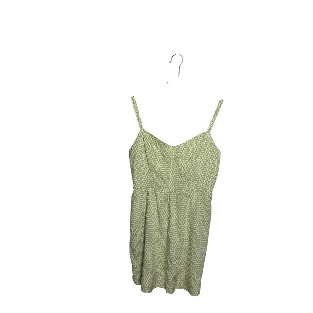 Hollister Green Daisies Strappy Mini Dress Casual Women's Size Small